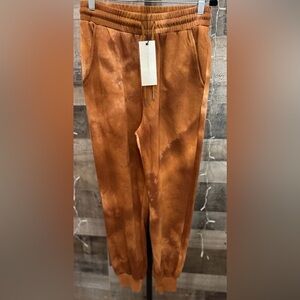Dance & Marvel Tie-Dye Tan Joggers
